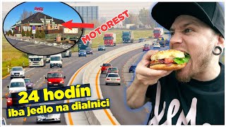 24 hodín jem IBA jedlo z DIALNICE Motoresty [upl. by Ylirama]