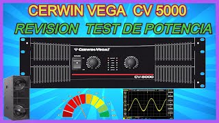 CERWIN VEGA CV 5000 💥REVISION TEST DE POTENCIA💪🏽PRUEBA DE SONIDO 🎼🎶✨ [upl. by Tine885]