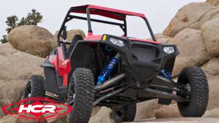 HCR Racing Polaris RZR XP 900 Long Travel Kit Action [upl. by Kenn997]