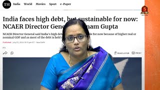 Public Debt and Its Sustainability by Dr Vaishnavi SD  UPSC  Shankar IAS Academy [upl. by Allare]