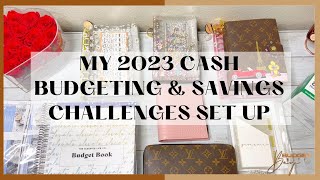 2023 CASH BUDGETING BINDER SET UP  SAVINGS CHALLENGES BINDER  SINKING FUNDS BINDER  BILL BINDER [upl. by Esta732]