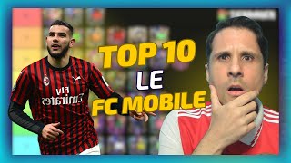 🏆TOP 10 LATERAIS ESQUERDOS 🔥TIER LIST DOS MELHORES LE  FC MOBILE [upl. by Trinee665]