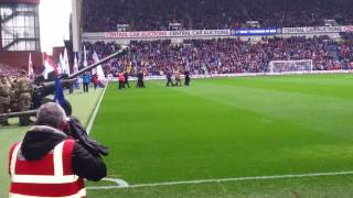 Rangers FC Fans singing Rule Britannia 291016 [upl. by Lothair411]