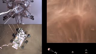 Perseverance Rover’s Descent and Touchdown on Mars Official NASA Video [upl. by Eehtomit]