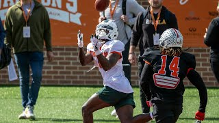 New Green Bay Packers WR Jayden Reed Michigan State Senior Bowl Highlights [upl. by Koziara]