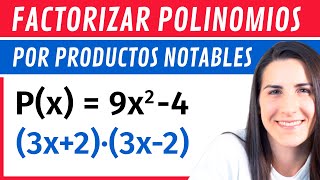 Factorización de Polinomios usando Productos Notables [upl. by Yregram]