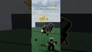 im a villian not a monster ahh scene 😭 shorts thestongestbattlegrounds roblox tsb [upl. by Nhguavad81]