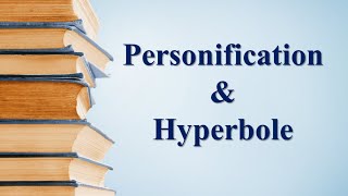 Personification and Hyperbole  Explained in Urdu Hindi  Literary Devices Figure of speech [upl. by Annairam24]