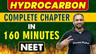 HYDROCARBON in 160 minutes  Complete Chapter for NEET [upl. by Anadroj]