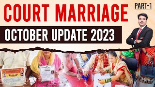 Court Marriage October latest update 2023  Part1 [upl. by Harbison]