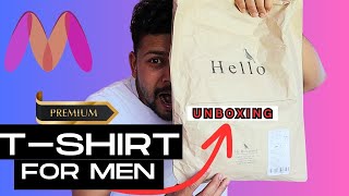 Myntra PREMIUM oversized Tshirt  Unboxing amp Review  Best Oversized Tshirt for men under 500 [upl. by Lainahtan978]