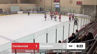 D1 Sowinski Goal Centennial 2  3 Hamilton [upl. by Ameline]