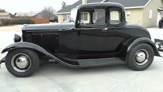 1932 Ford 5 Window Coupe quotSorry Soldquot RetroRod All Steel 289 V8 Ford Power [upl. by Dalston464]