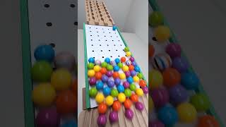 marble Run Race ASMR 69 Wooden Wave Course Colorful Marbles marblerun marblerunrace asmr [upl. by Orji]