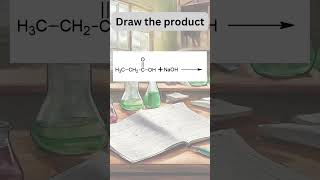 Acidbase reaction of propanoic acid with sodium hydroxide  organicchemistry chemistryrevision [upl. by Franklyn]