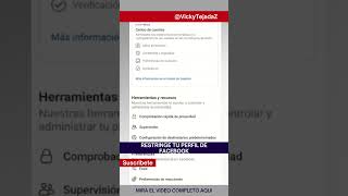 Restringe tu Perfil de Facebook [upl. by Nirrat]