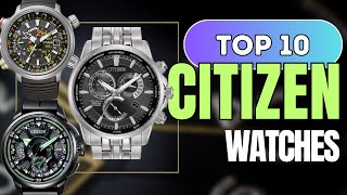 Top 10 Best Citizen Watches for Men in 2024  Citizen Watch [upl. by Adal58]