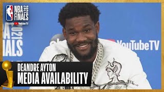 Deandre Ayton Game 1 Postgame Press Conference  NBAFinals [upl. by Lyram135]