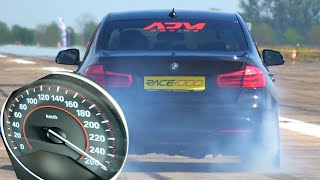 BMW 340i F30 Stage 4  Brutal Acceleration 0290 kmh amp Exhaust Sound [upl. by Amitarp230]