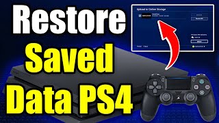 How To Restore Game Save Data On PS4  Easy Guide [upl. by Ika]