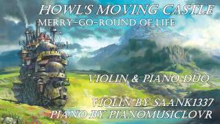 Howls Moving Castle 【Violin amp Piano】 [upl. by Zacarias]