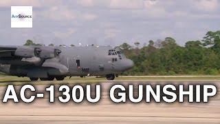 AC130U Gunship Aerial Gunner  Preflight Ammo Upload Live Fire [upl. by Ahseekat]