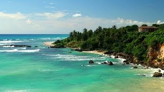 Tropical Ocean HD 1080p Video with Beach Sounds  4 Hour Long [upl. by Yelrebmyk]