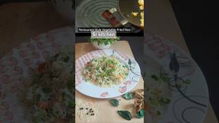 Chef Bhat sir style Restaurant veg fried rice trending shorts shortvideo [upl. by Aliemaj976]