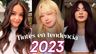 LAS TENDENCIAS DE COLOR 2023 🍷🔥 CABELLO [upl. by Nester722]