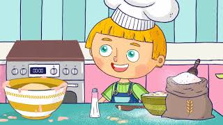 👩‍🍳Backe backe Kuchen  Kinderwelt TV  kinderlieder deutsch 🎂 [upl. by Palmer812]