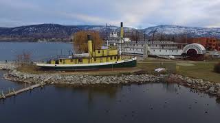 DJI Phantom 3 drone in Penticton BC Dec 2017 [upl. by Ecnarret351]