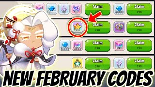 New February CODES 😭 Cookie Run Kingdom 2024 [upl. by Lovering]