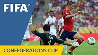 Spain 100 Tahiti  FIFA Confederations Cup 2013  Match Highlights [upl. by Ahsemac]