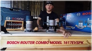 BOSCH 225 HP ROUTER COMBO 1617EVSPK REVIEW AND TEST RUN [upl. by Colver977]