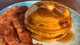 Delicious Pumpkin Pancake Recipe [upl. by Oiziruam]