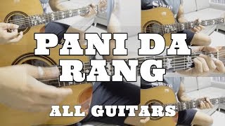 Pani Da Rang Lesson for Beginners  Guitar Cover Tabs and Lesson With all Guitar parts [upl. by Norved]