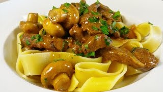 How To Make Beef Stroganoff TheScottReaProject [upl. by Rafaello]