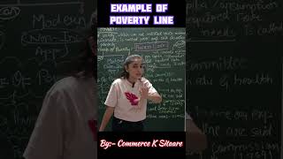 Example of Poverty line  By CommercekSitaare viral trending commerce example viralvideo [upl. by Arsi]