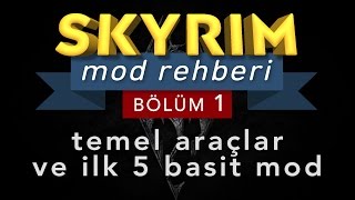 Skyrim Mod Rehberi 1  DETAYLI TANE TANE ANLATIM  Temel Araçlar Tavsiyeler  NMM SkyUI SKSE [upl. by Norrej]