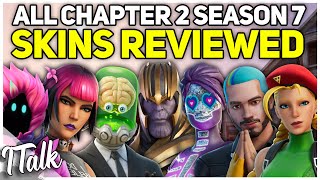 Every Fortnite Chapter 2 Season 7 Skin REVIEWED Fortnite Battle Royale [upl. by Jewelle]