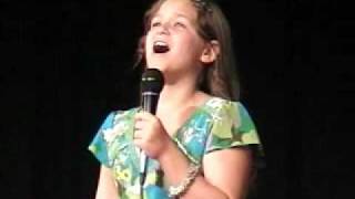 Jordan sings quotGod Help the Outcastsquot 10 yrs old Amazing [upl. by Akehsar]