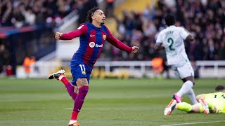 Raphinha goal vs Getafe  Barcelona vs Getafe  Highlights [upl. by Nathanoj]