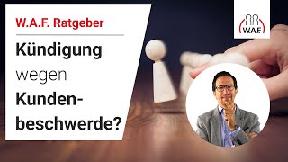 Kündigung wegen Kundenbeschwerde  Betriebsrat Video [upl. by Aicilihp]