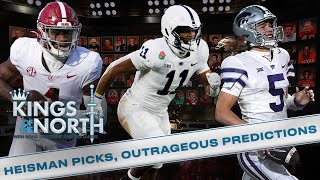 Outrageous college football predictions for 2024 Heisman Trophy draft [upl. by Collyer]