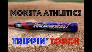 Hitting with the NEW 2022 Monsta Athletics Trippin Slowpitch Softball Bat [upl. by Becki911]