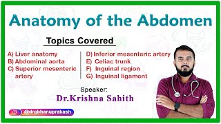 Anatomy of the Abdomen Part 1  By Dr Krishna [upl. by Noonan]