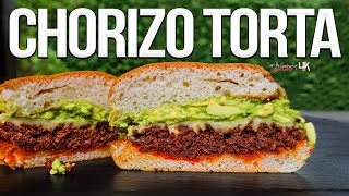 Mexican Chorizo Torta Sandwich  SAM THE COOKING GUY 4K [upl. by Yma]