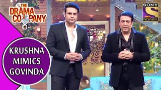 Krushna Mimics Govinda Effortlessly  The Drama Company [upl. by Nealey531]