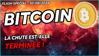 BITCOIN FLASH SPÉCIAL  LA CHUTE ESTELLE TERMINÉE  🔥 [upl. by Painter]