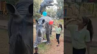 Rai rhino rhinocerous animals youtubeshort ytshots mrsbeast craxyxyz viralshort carryminati [upl. by Delogu]